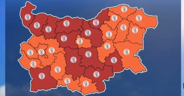 Днес положението ще е ОГЪН и ЖУПЕЛ! Такова нещо рядко се случва в България - ето колко ще удари живакът: