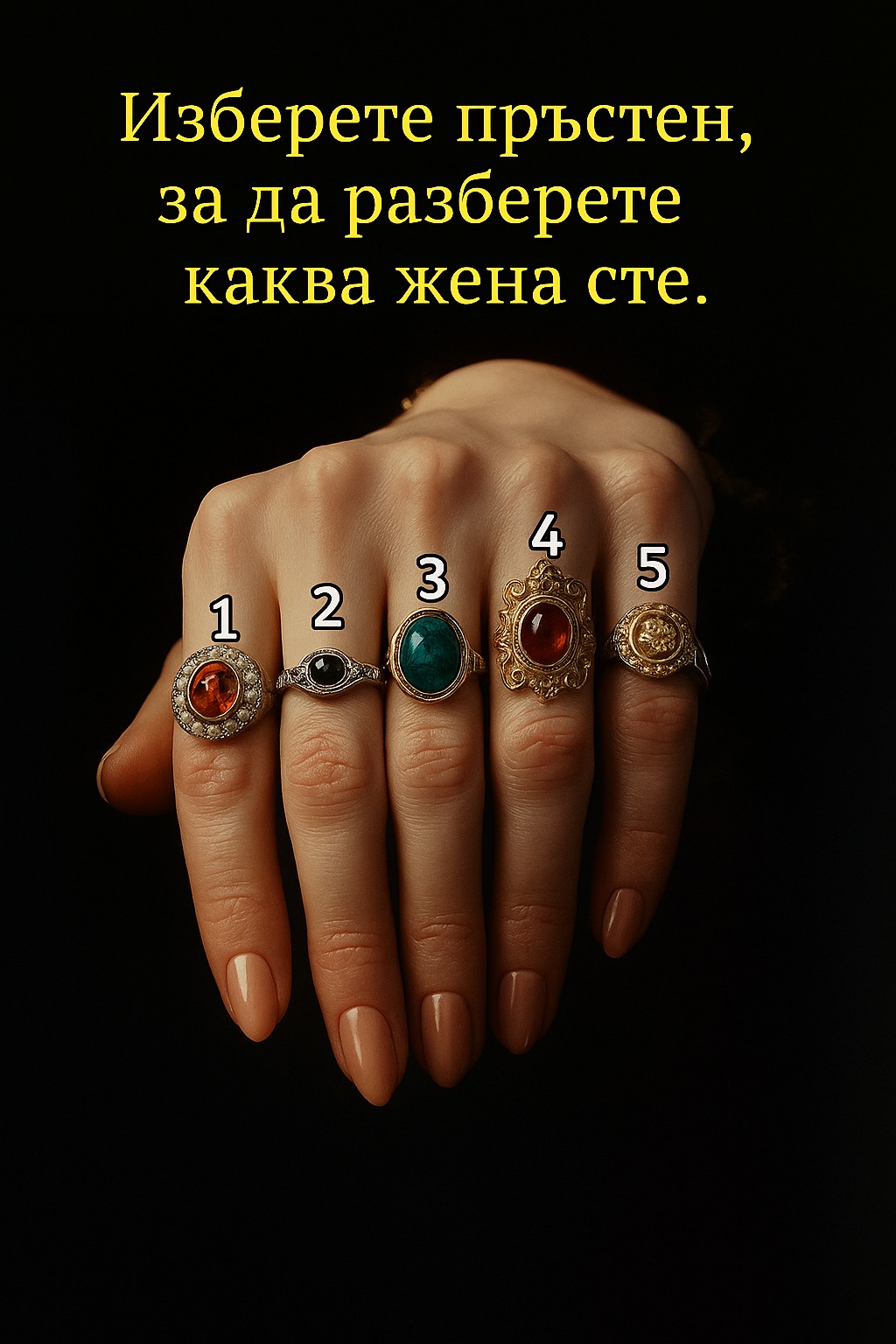 Изберете пръстен, за да разберете каква жена сте
