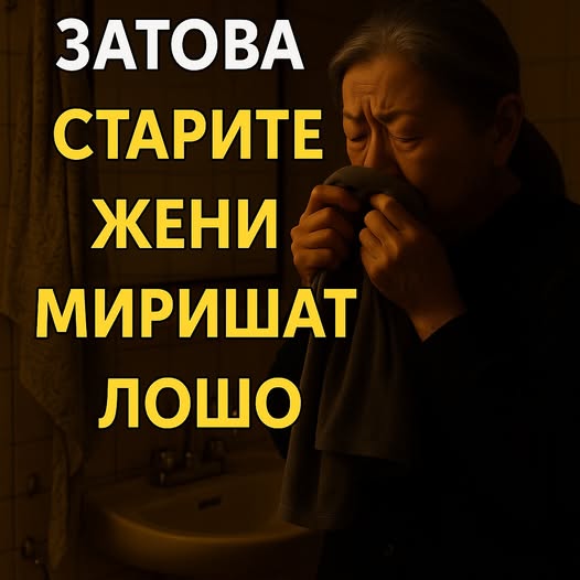 Затова старите жени миришат лошо