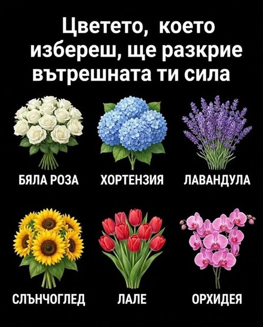 Цветето, което избереш, ще разкрие вътрешната ти сила